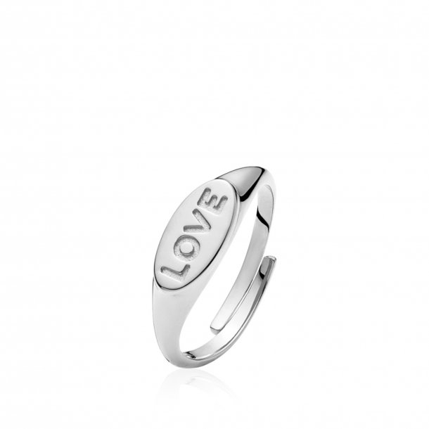 Sistie - Fam "Love" ring, i slv