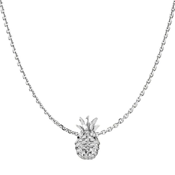 Sistie - Anna Briand X Sistie  Ananas halskde i slv