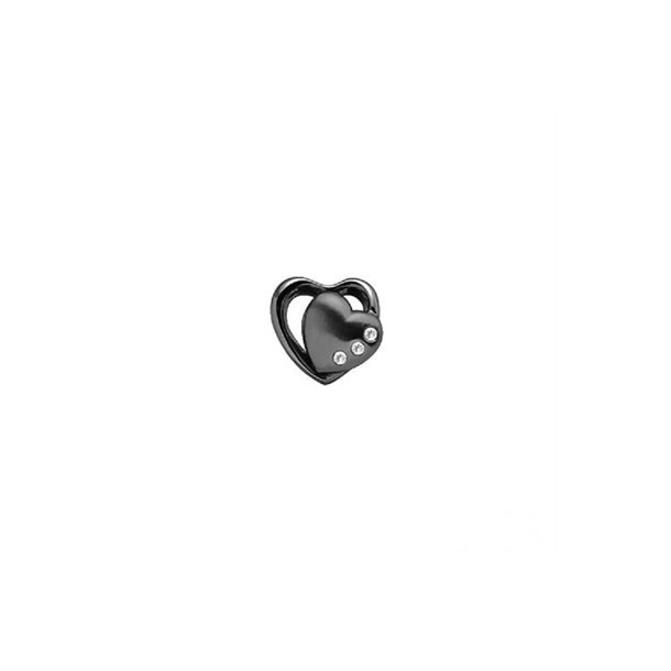 Christina Topaz 2-Hearts Charm