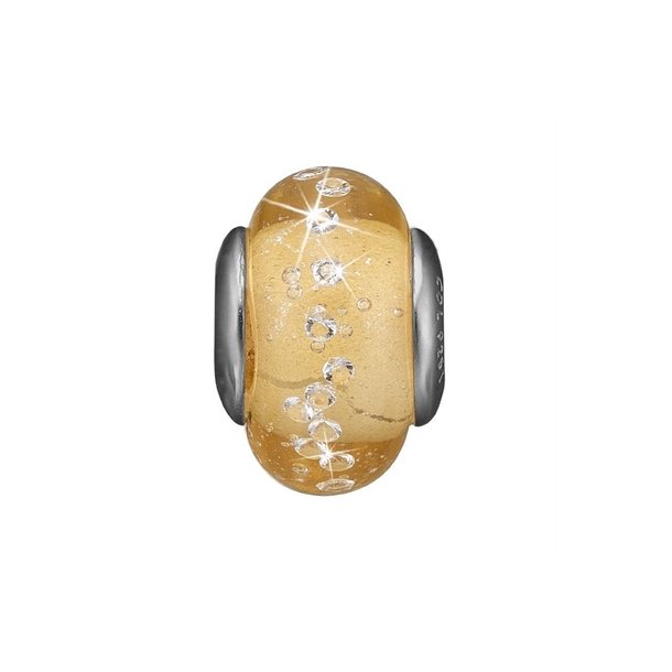 Christina Jewelry Golden Topaz Globe Charm 