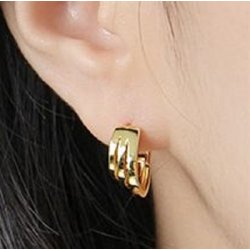 "Chioma" reringe forgyldt slv 