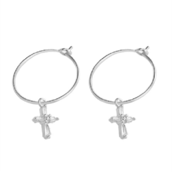 "Cross" reringe slv eller forgyldt